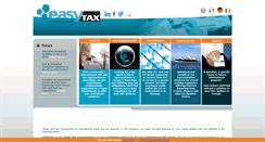 Desktop Screenshot of easytax.fr